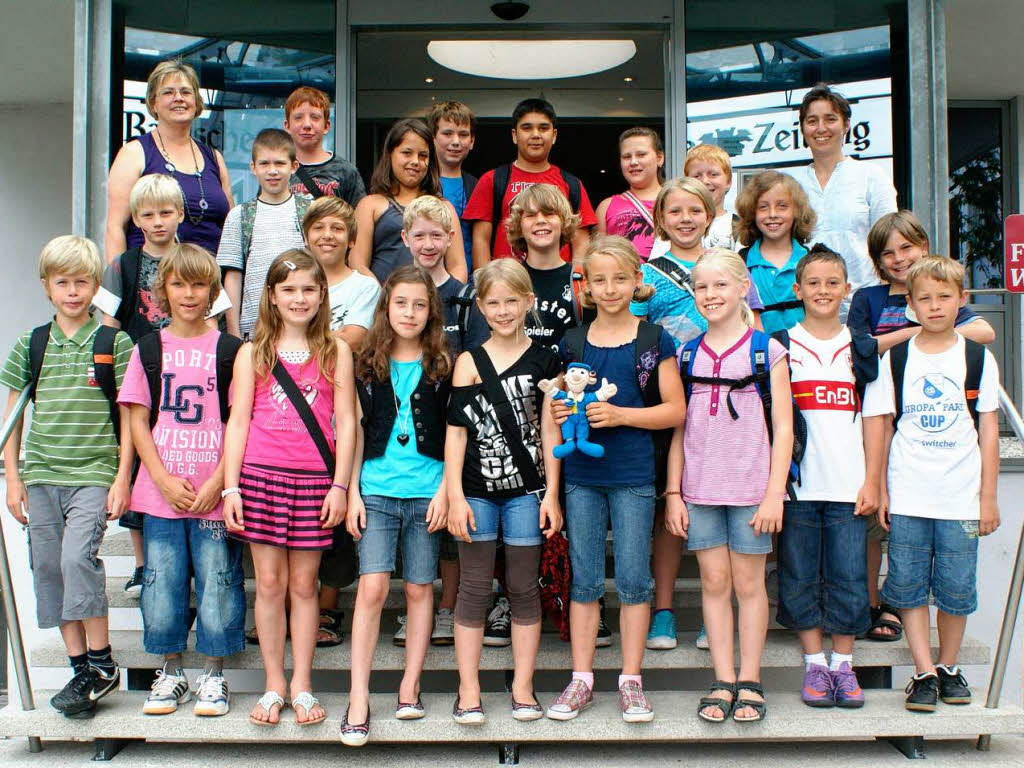 Die Klasse 4c der Julius-Leber-Schule mit ihrer Lehrerin Frau Engesser Die Klasse 4c der Julius-Leber-Schule mit ihrer Lehrerin Frau Engesser