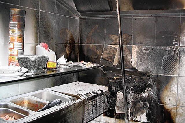 Küchenbrand im Haus der Vereine