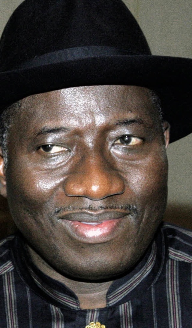 Erzrnt ber das Abschneiden &#8222;se...as Staatsprsident  Goodluck Jonathan   | Foto: AFP