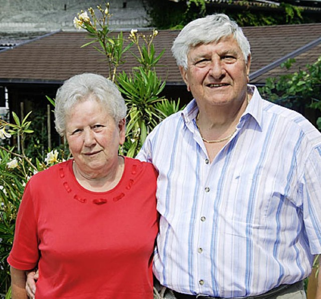 Seit 50 Jahren verheiratet: Ursula und Heinz Geisenberger  | Foto: voigt