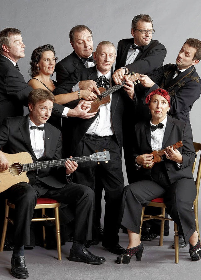 The Ukulele Orchestra of Great Britain...die neue Saison im Lrracher Burghof.   | Foto: ZVG