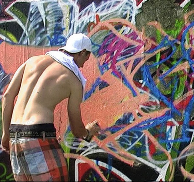 Internetoper Ruhr.2010: Graffiti-Knst...uten eine der Episoden knstlerisch um  | Foto: promo
