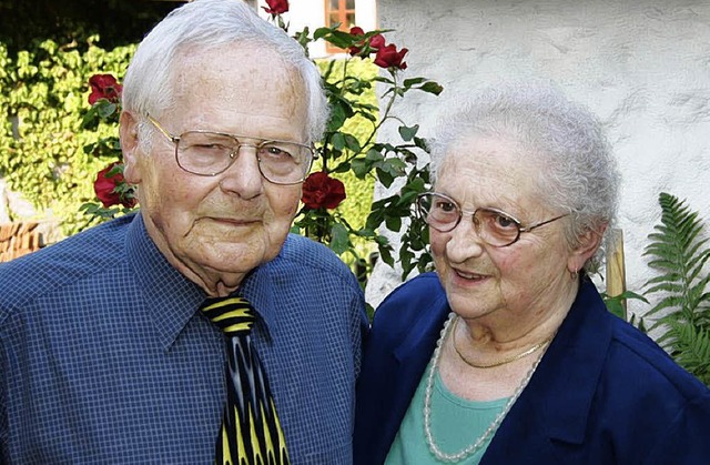 Am Sonntag, 4. Juli,  feiern Maria und...berprechtal ihre diamantene Hochzeit.   | Foto: Roland Gutjahr