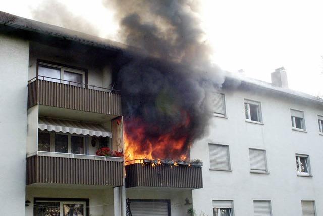 Wohnungsbrand in Lahr – Hund stirbt in Flammen