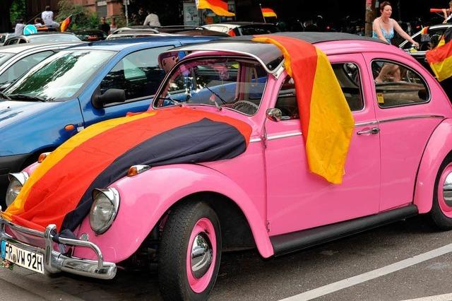 Fotos: Freiburger Fans feiern die WM