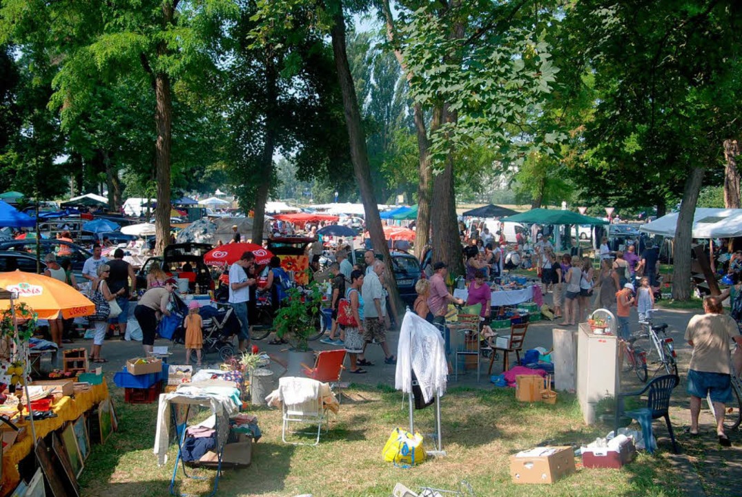 Ein groes Angebot, viele Aussteller u...arkt auf dem Breisach Weinfestgelnde.  | Foto: Hans-Jochen Voigt