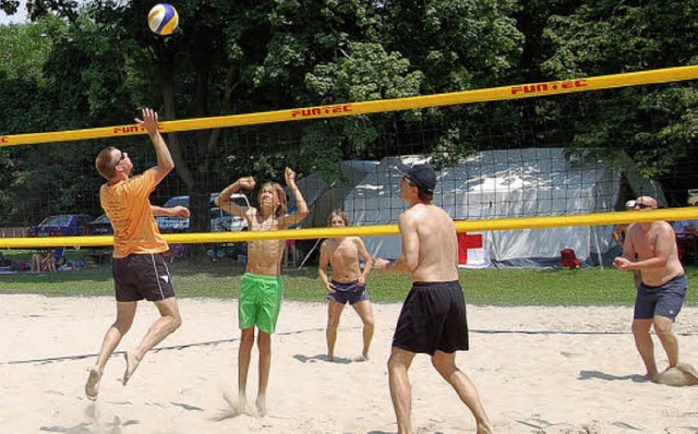 Strandgefhl pur beim Beachvolleyball  | Foto: Vollmar