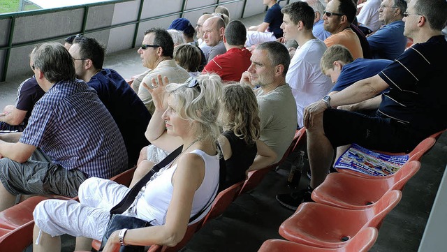 So mancher Platz blieb beim Testspiel des OFV gegen Mainz leer.   | Foto: Gertrude Siefke