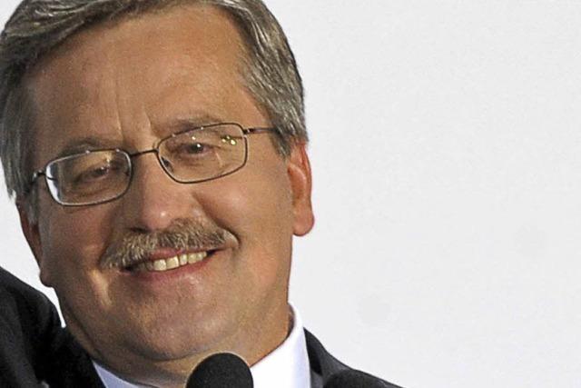 Komorowski wird neuer polnischer Prsident