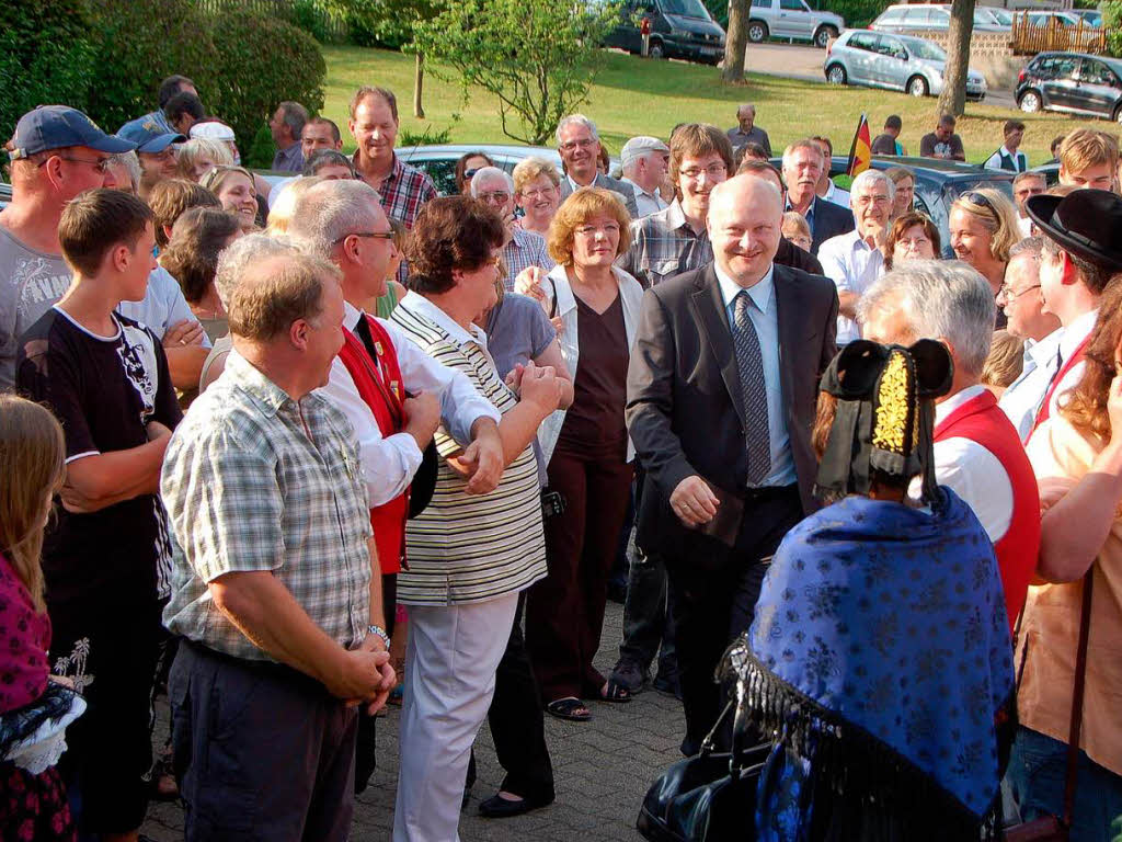 Enrico Penthin auf dem Weg zum Gallushaus