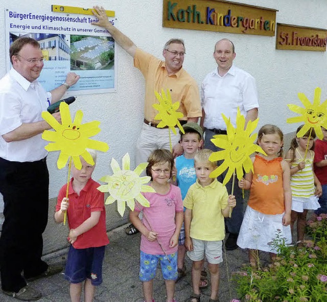 Fr die Kraft der Sonne haben sich die...ern Peter Schalk und Gernot Limberger.  | Foto: karlernst Lauffer