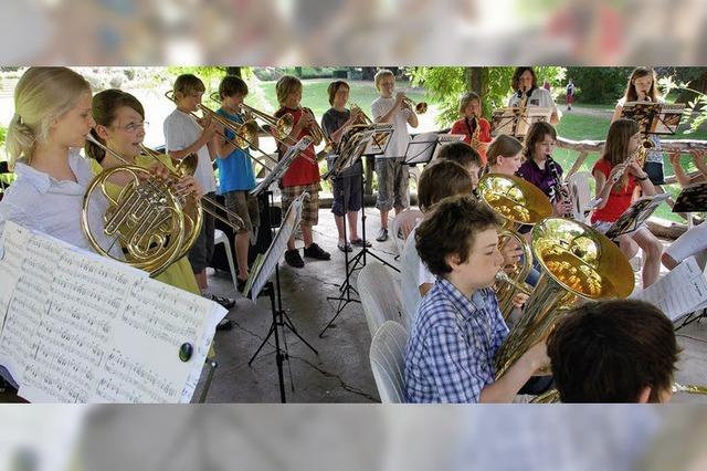 Pavillon im Stadtgarten strahlt musikalisch aus