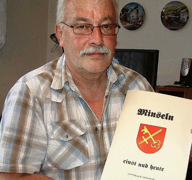 Wolfgang Ltzelschwab hat sich um Minsler Geschichte gekmmert.   | Foto: Roswitha frey