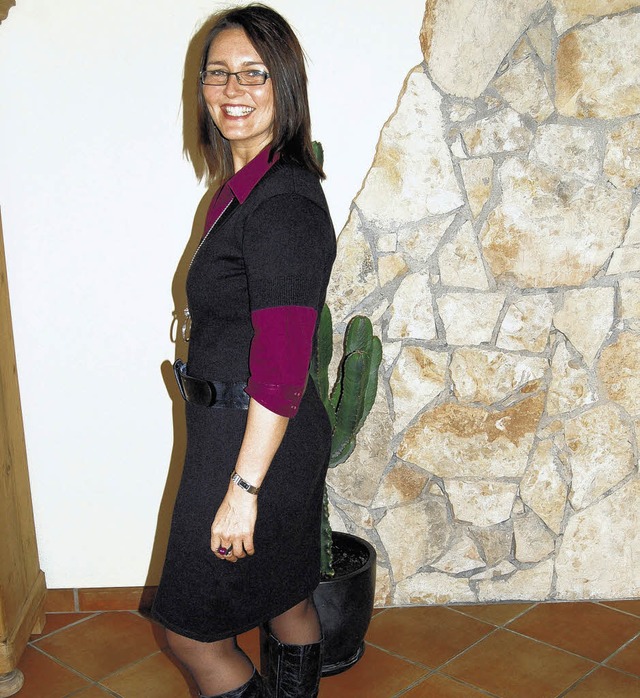 Luise Schmied auf ihrem Bewerbungsfoto...erbeaufnahmen in Italien ausgewhlt.    | Foto: BZ