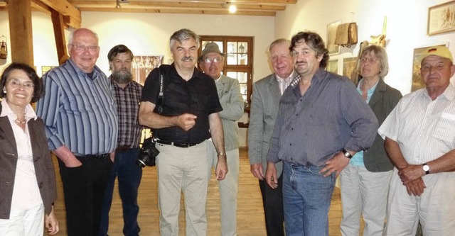 Die Biengener Museumsfhrer schauten s...20; um, hier im Kreiterhof in Egerten.  | Foto: Gottfried Blansche