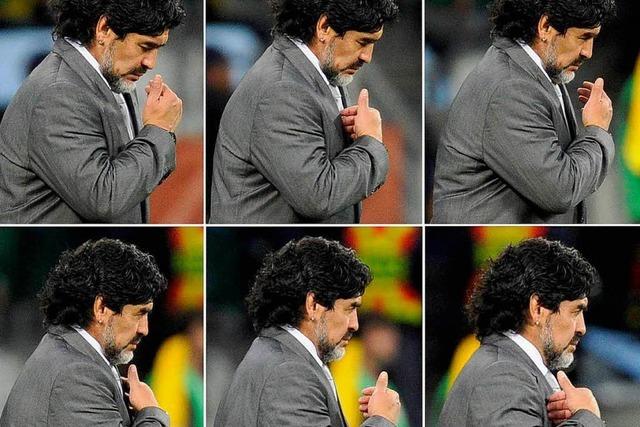 Maradona erklärt seinen Rücktritt