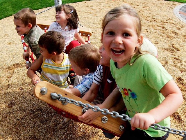 So schn ist es nur im Kindergarten  | Foto: ddp