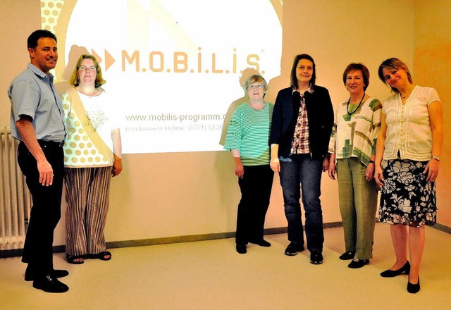 Thomas Petzold (von links) Susanne Gra... ber den Erfolg des Mobilis-Programms  | Foto: Markus Zimmermann-Drkop