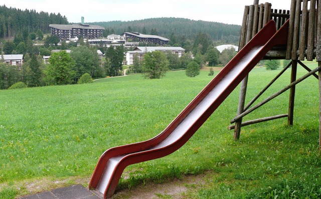 Der Spielplatz beim Scheibenfelsen sol...plan Teil der Sonderbauflche werden.   | Foto: Ute Aschendorf