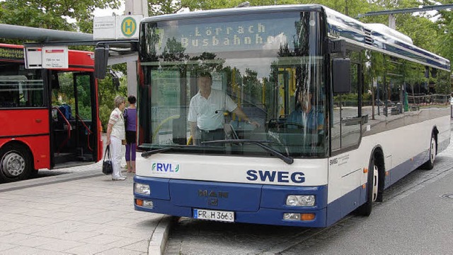 Seit 15 Jahren fahren Busse fr den Regio Verkehrsbund Lrrach.   | Foto: Michael Reich