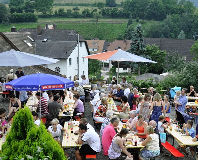 Ein Hhepunkt des Auer Sommers: Der Do... des Weinguts Wissler gefeiert wurde.   | Foto: christoph Ebner