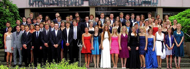 Die Abiturienten 2010 des Kollegs St. Sebastian Stegen   | Foto: Ulrich Metz