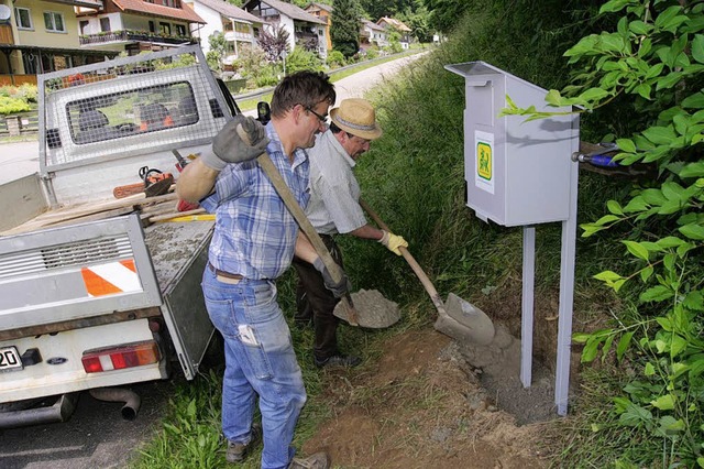 Die hier montierte Hundestation in Obe...er Brcke am &#8222;Fixlehof&#8220;.    | Foto: Roland Gutjahr