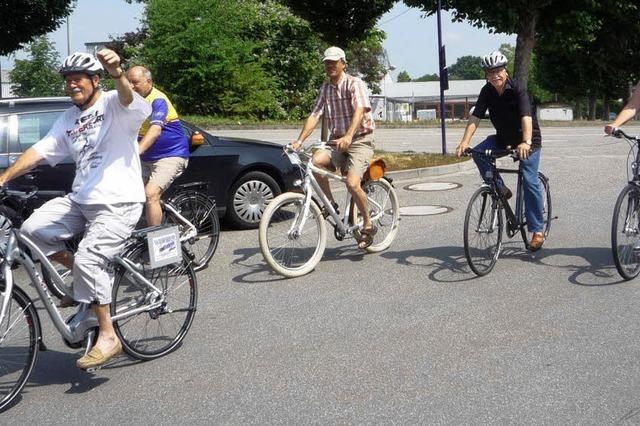 180 strampelten trotz der Hitze