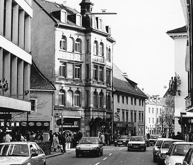 Als der Verkehr noch durch die Innenstadt rollte:  Tumringer Strae.   | Foto: BZ