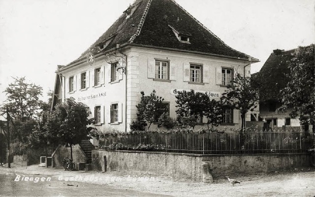 Im historischen Gasthaus &#8222;Lwen&...toNurRepro> Blansche</BZ-FotoNurRepro>  | Foto: Privat