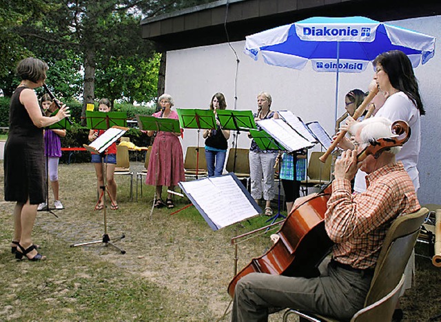 Beim Gemeindefest war fr Unterhaltung gesorgt.  | Foto: Stehle