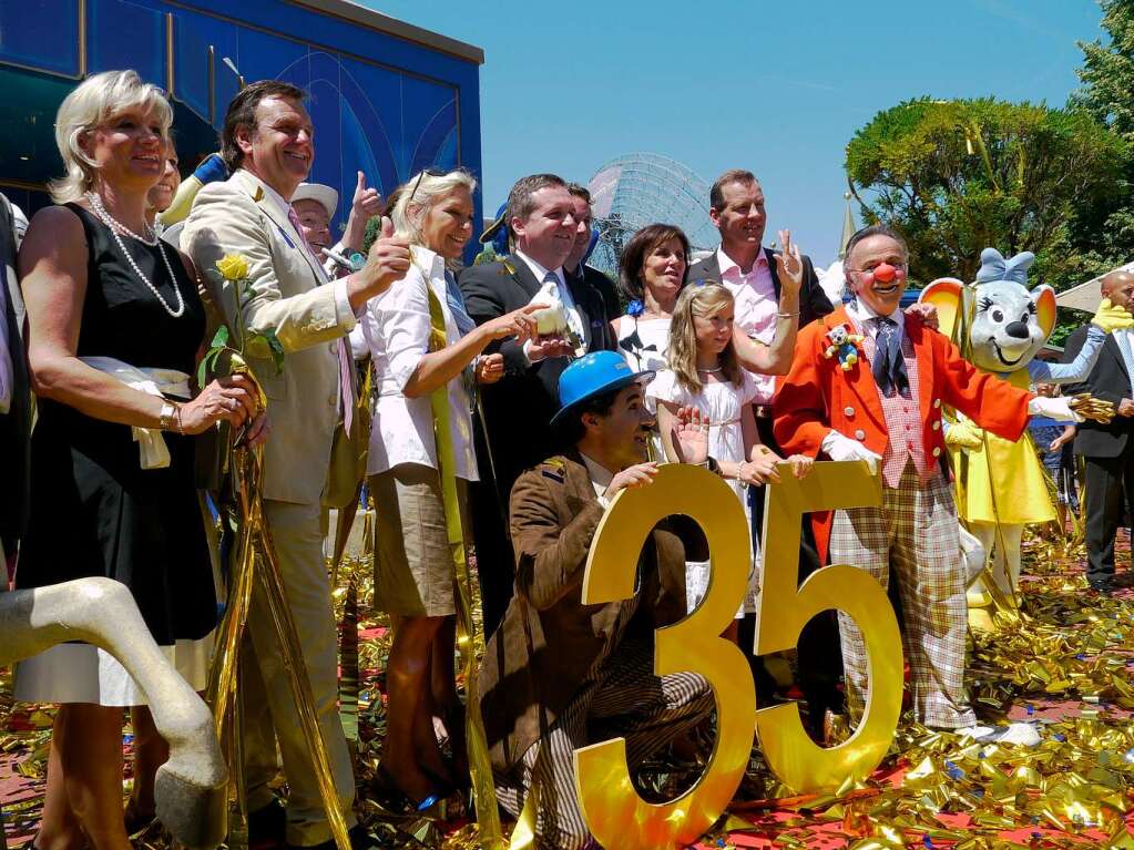 Der Europa-Park feiert sein 35-jhriges Bestehen: Erffnung des Historama