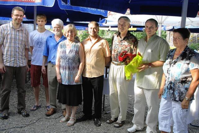 Viele Gratulanten bei der Familie Ga in Jechtingen