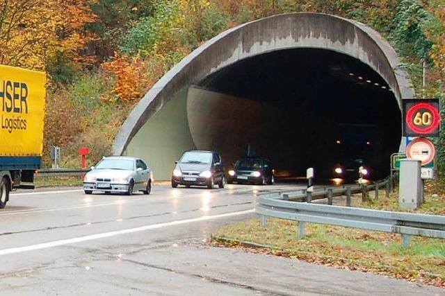 Hugenwaldtunnel zwei Nchte gesperrt