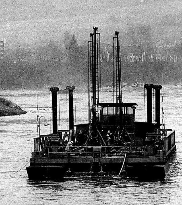 Die Rheinschifffahrt wie sie frher einmal war.   | Foto: Stadtarchiv