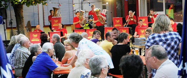 Gut an kam beim Sommerfest des Musikve...das Konzert mit &#8222;Matico&#8220;.   | Foto: Edgar Steinfelder