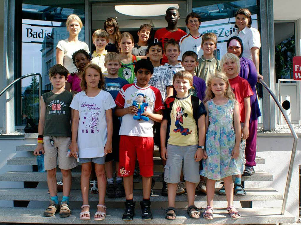 Die Klasse 4c der Vigeliusschule mit ihrer Lehrerin Frau Klepper Die Klasse 4c der Vigeliusschule mit ihrer Lehrerin Frau Klepper