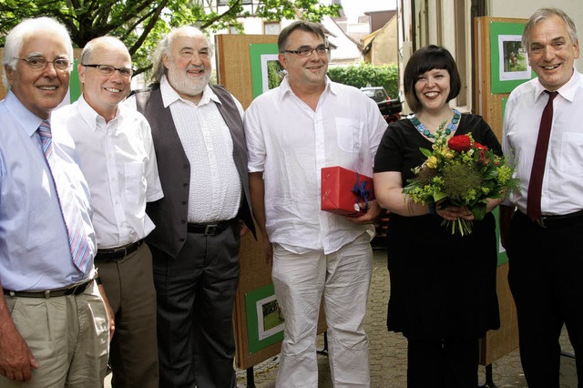 25 Jahre AWO-Haus in Kenzingen: Zum Fe...nd AWO-Geschftsfhrer Jack Huttmann.   | Foto: Ilona Hge