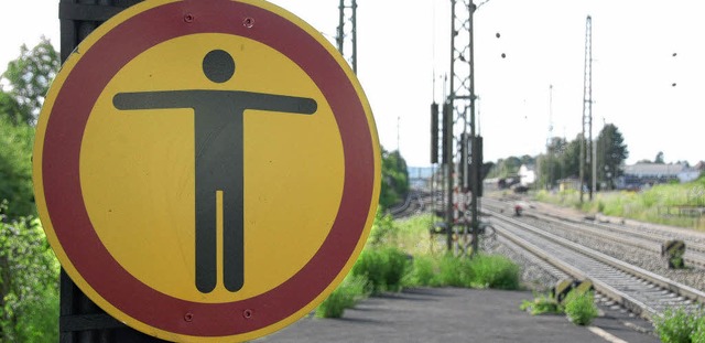 Fr die Bahn-Neubaustrecke zwischen Ha...st, sind noch keine Mittel bewilligt.   | Foto: BZ