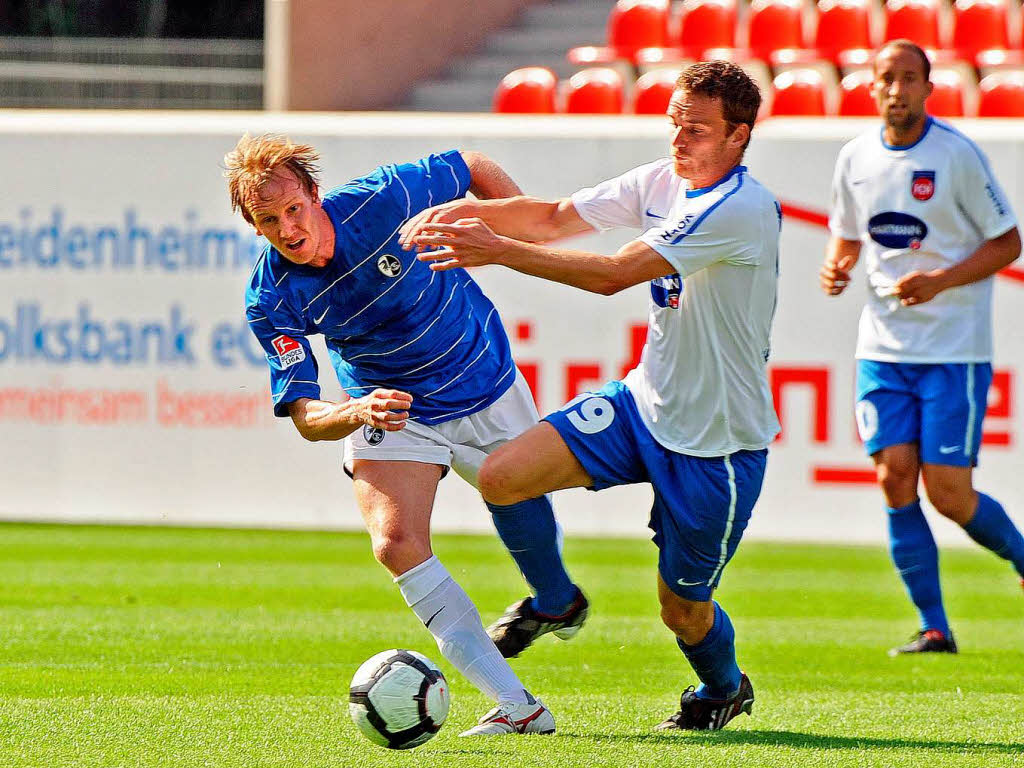 Jan Rosenthal, SCF und Martin Klarer, Heidenheim