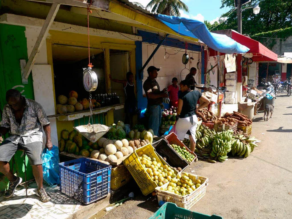 Auf dem Markt  in Santa Barabara de Samana