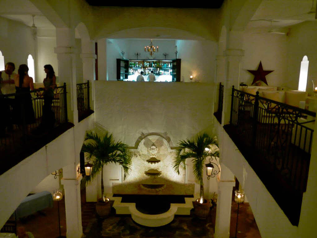 Das Restaurant „Mi Corazon“ bietet durch seine raffinierte Architektur nobles Ambiente unter teilweise freiem Himmel
