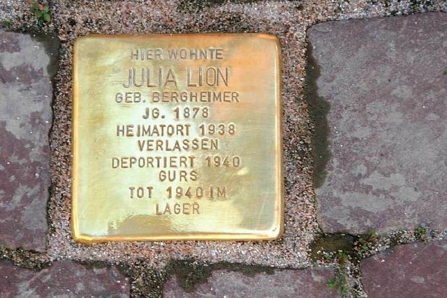 Stolpersteine erinnern jetzt auch in Ettenheim an NS-Opfer