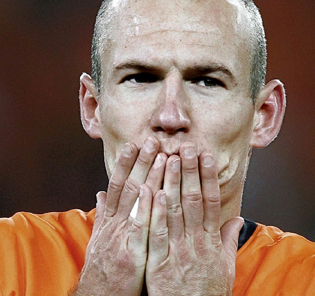 Enttuscht: Arjen Robben   | Foto: afp