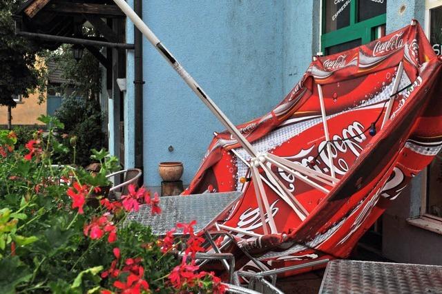 Fotos: Das Unwetter in Freiburg