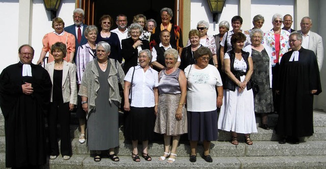 Erstmals feierte die evangelische Geme...as Geib einen festlichen Gottesdienst.  | Foto: Martha Weishaar