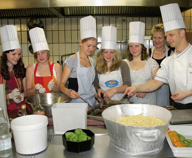 Kochstunde im Hotel Post mit Kchenchef Bjrn Stieb   | Foto: Umiger