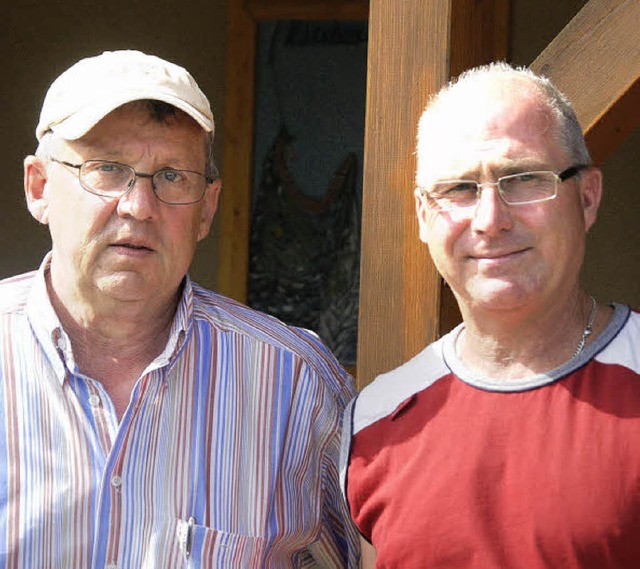 Manfred Cappel und Klaus Leisinger (von links)   | Foto: Ralf H. Dorweiler