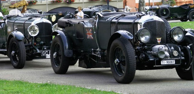 Die Bentleys im Kurgarten zogen viele Blicke auf sich.   | Foto: privat