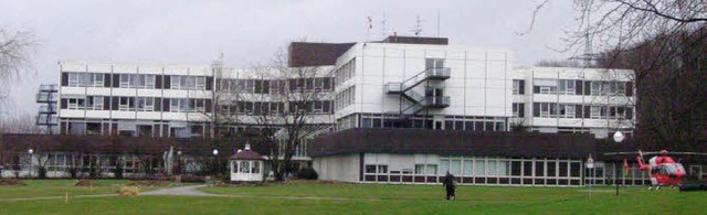 Das frhere Kreiskrankenhaus Bad Scki...dem Spitalfonds Waldshut eingebracht.   | Foto: archivfoto: axel kremp